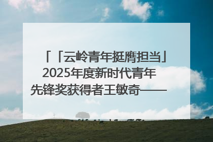 「云岭青年挺膺担当」2025年度新时代青年先锋奖获得者王敏奇——澜沧江上好渔人