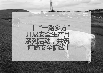 “一路多方”开展安全生产月系列活动，共筑道路安全防线