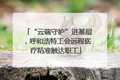 “云端守护”进基层，呼和浩特工会远程医疗精准触达职工