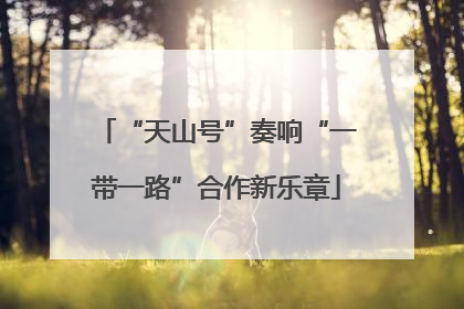 “天山号”奏响“一带一路”合作新乐章