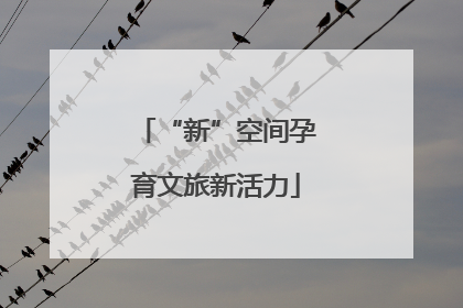“新”空间孕育文旅新活力