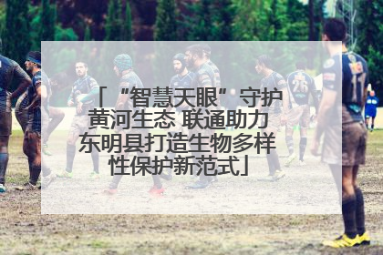 “智慧天眼”守护黄河生态 联通助力东明县打造生物多样性保护新范式