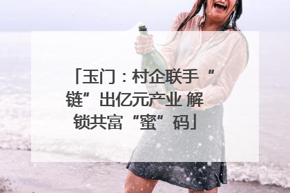 玉门：村企联手“链”出亿元产业 解锁共富“蜜”码