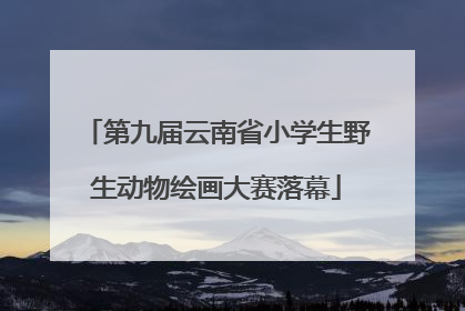第九届云南省小学生野生动物绘画大赛落幕
