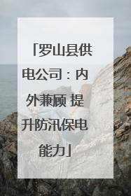 罗山县供电公司：内外兼顾 提升防汛保电能力