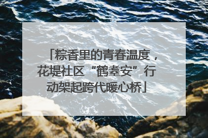 粽香里的青春温度，花堤社区“鹤耋安”行动架起跨代暖心桥