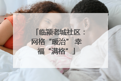 临颍老城社区：网格“暖治” 幸福“满格”