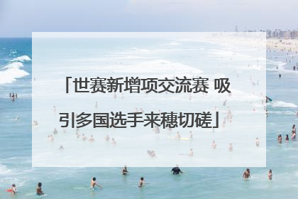 世赛新增项交流赛 吸引多国选手来穗切磋