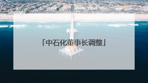 中石化董事长调整
