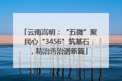 云南嵩明：“五微”聚民心“3456”筑基石，精治善治谱新篇
