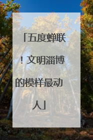 五度蝉联！文明淄博的模样最动人
