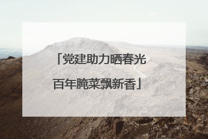党建助力晒春光 百年腌菜飘新香