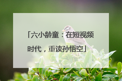 六小龄童：在短视频时代，重读孙悟空