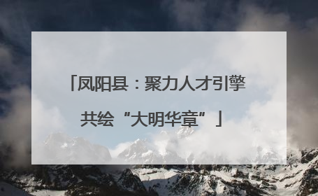 凤阳县：聚力人才引擎 共绘“大明华章”