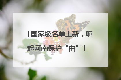 国家级名单上新，响起河南保护“曲”