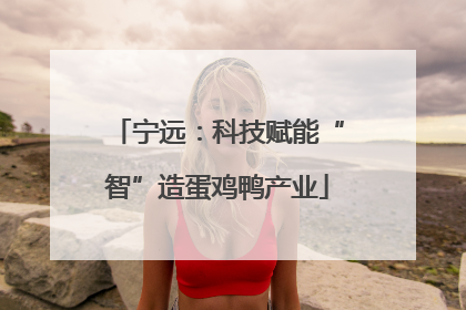 宁远：科技赋能“智”造蛋鸡鸭产业