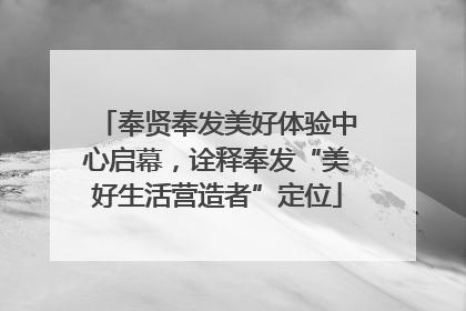 奉贤奉发美好体验中心启幕，诠释奉发“美好生活营造者”定位