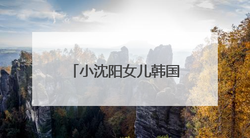 小沈阳女儿韩国出道照曝光，被指撞脸孔孝真