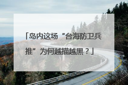 岛内这场“台海防卫兵推”为何越描越黑？