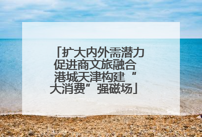 扩大内外需潜力 促进商文旅融合 港城天津构建“大消费”强磁场