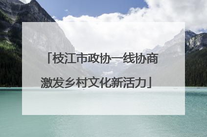 枝江市政协一线协商激发乡村文化新活力