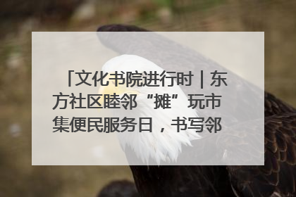 文化书院进行时｜东方社区睦邻“摊”玩市集便民服务日，书写邻里共生新篇章
