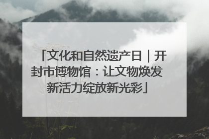 文化和自然遗产日｜开封市博物馆：让文物焕发新活力绽放新光彩