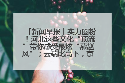 新闻早报丨实力圈粉！河北这些文化“顶流”带你感受最炫“燕赵风”；云端比高下，京津冀风筝高手“花式炫技”>>