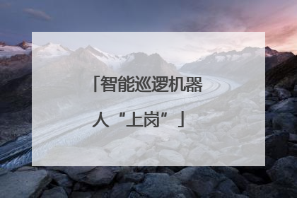智能巡逻机器人“上岗”