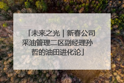 未来之光｜新春公司采油管理二区副经理孙哲的油田进化论