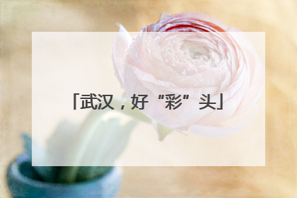 武汉，好“彩”头