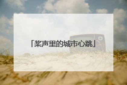 桨声里的城市心跳