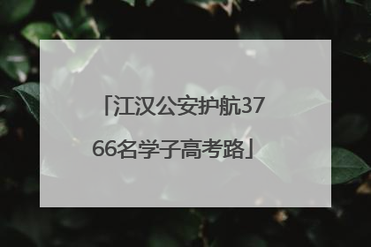 江汉公安护航3766名学子高考路