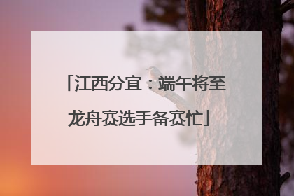 江西分宜：端午将至 龙舟赛选手备赛忙