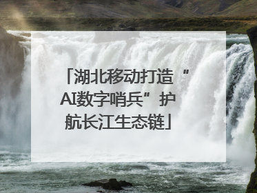 湖北移动打造“AI数字哨兵”护航长江生态链