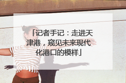 记者手记：走进天津港，窥见未来现代化港口的模样