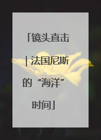 镜头直击｜法国尼斯的“海洋”时间