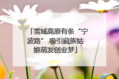 雪域高原有条“宁波路” 吸引藏族姑娘萌发创业梦