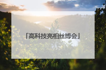 高科技亮相丝博会