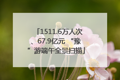 1511.6万人次、67.9亿元 “豫”游端午全景扫描