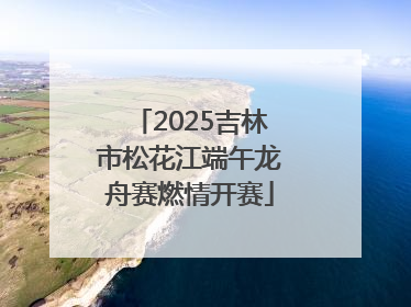 2025吉林市松花江端午龙舟赛燃情开赛