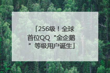 256级！全球首位QQ“金企鹅”等级用户诞生