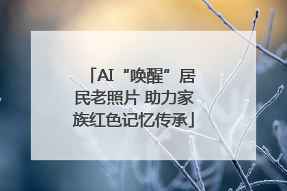 AI“唤醒”居民老照片 助力家族红色记忆传承