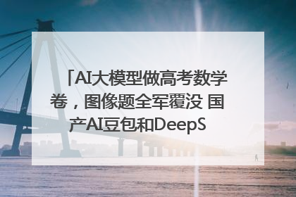 AI大模型做高考数学卷，图像题全军覆没 国产AI豆包和DeepSeek均得分144